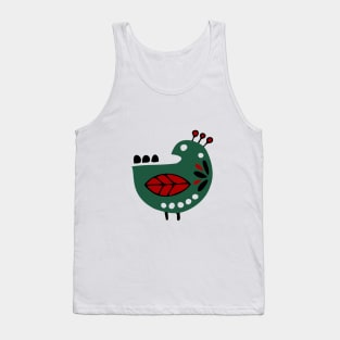 green bird Tank Top